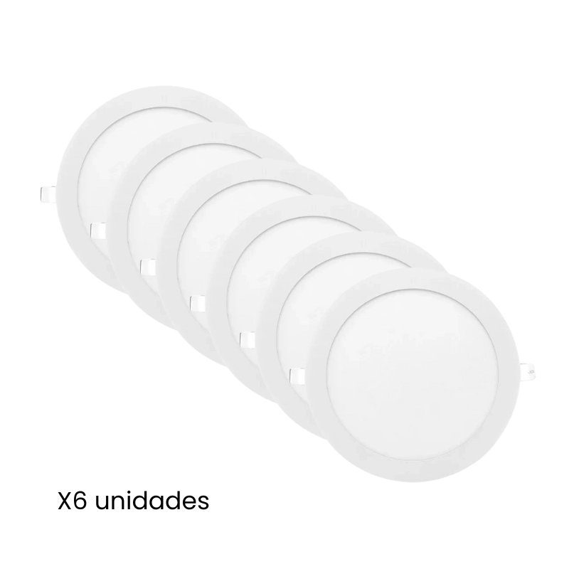 PLAFON LED REDONDO EMPOTRABLE 12W SICA X6UN